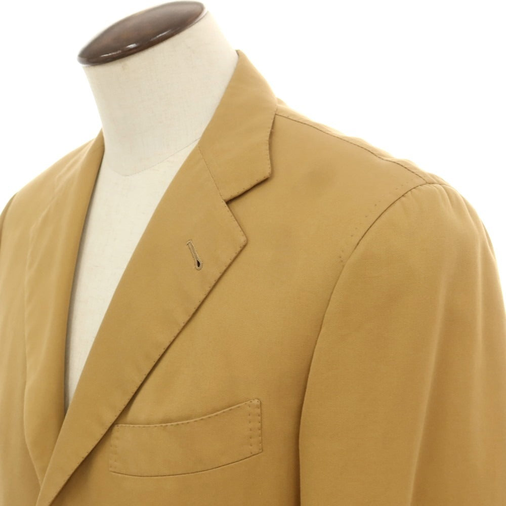 【中古】ルイジ ボレッリ Luigi Borrelli NERANO ツイルコットン 3つボタンスーツ キャメル【 50 Drop7 】【 状態ランクC 】【 メンズ 】