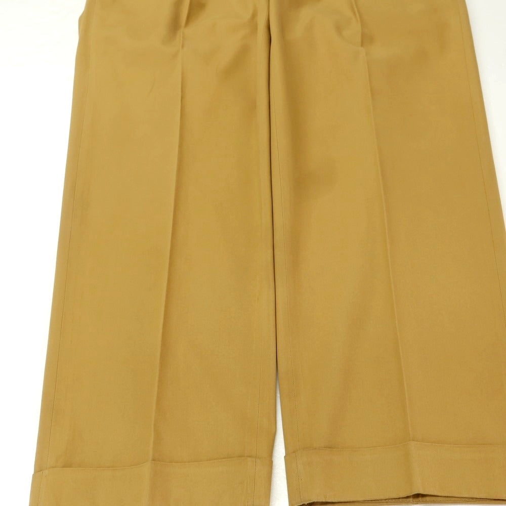 【中古】ルイジ ボレッリ Luigi Borrelli NERANO ツイルコットン 3つボタンスーツ キャメル【 50 Drop7 】【 状態ランクC 】【 メンズ 】