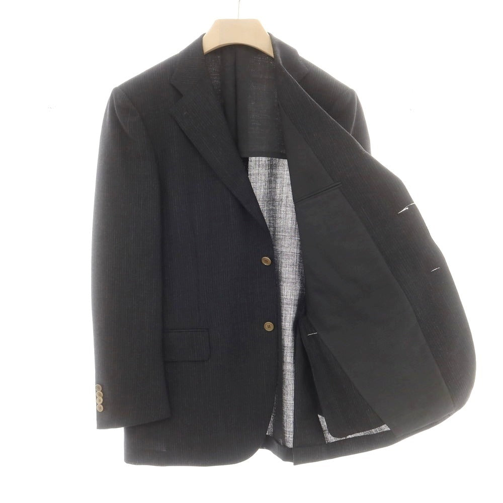 【中古】【未使用】インターナショナルギャラリービームス International Gallery BEAMS ウール 3つボタンスーツ チャコールグレー【 50 】【 状態ランクS 】【 メンズ 】