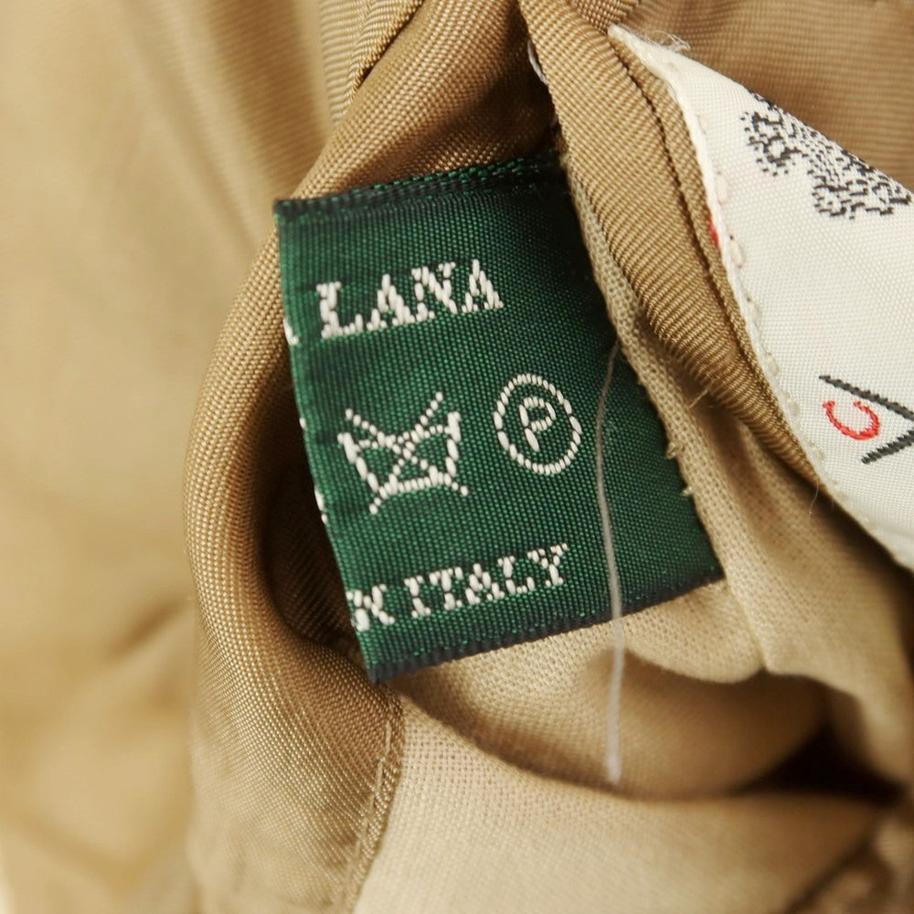 【中古】ドメニコ カラチェニ DOMENICO CARACENI ウール ガンクラブチェック テーラードジャケット ベージュ系【 50位 】【 状態ランクB 】【 メンズ 】