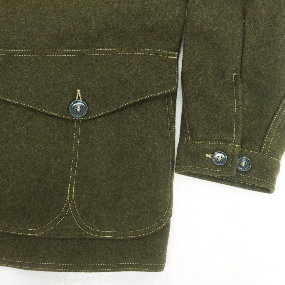 【中古】フィルソン FILSON マッキノーウール クルーザージャケット オリーブグリーン【 42 】【 状態ランクB 】【 メンズ 】