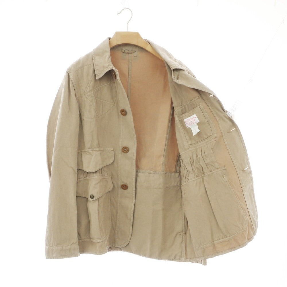 【中古】フィルソン FILSON コットンリネン ハンティングジャケット ベージュ【 40 】【 状態ランクB 】【 メンズ 】