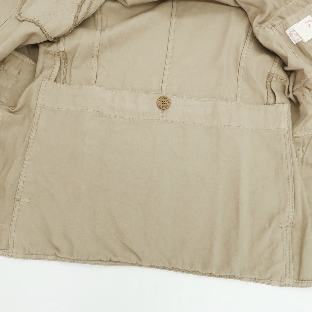 【中古】フィルソン FILSON コットンリネン ハンティングジャケット ベージュ【 40 】【 状態ランクB 】【 メンズ 】