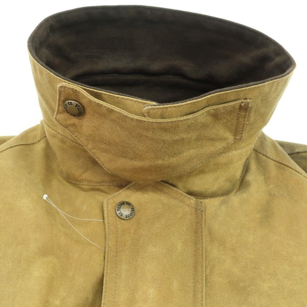 【中古】フィルソン FILSON オイルドコットン ハンティングジャケット マスタードベージュ【 42 】【 状態ランクC 】【 メンズ 】
