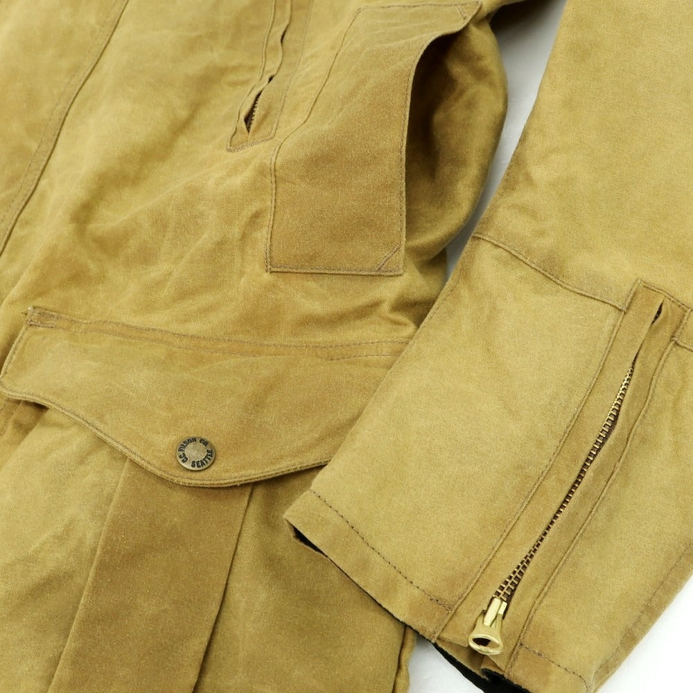 【中古】フィルソン FILSON オイルドコットン ハンティングジャケット マスタードベージュ【 42 】【 状態ランクC 】【 メンズ 】