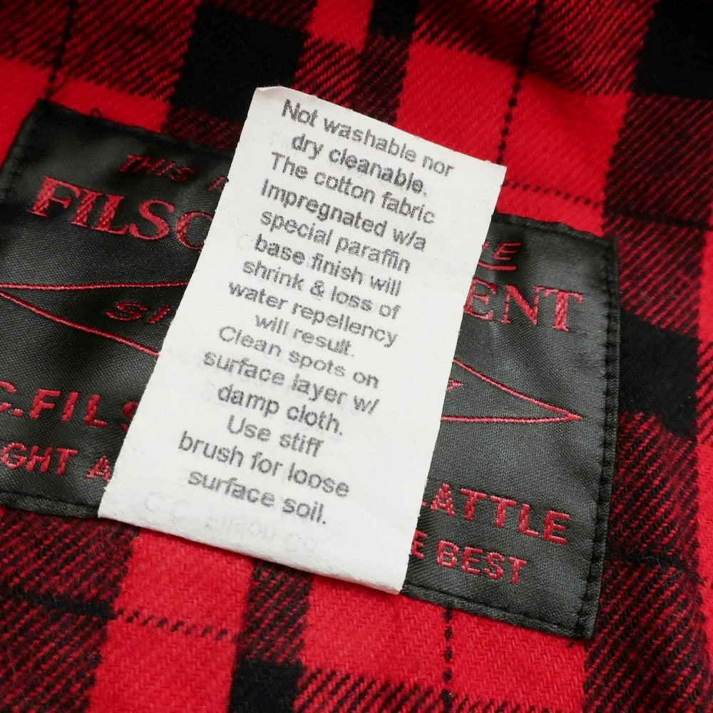 【中古】フィルソン FILSON オイルドコットン ハンティングジャケット マスタードベージュ【 42 】【 状態ランクC 】【 メンズ 】