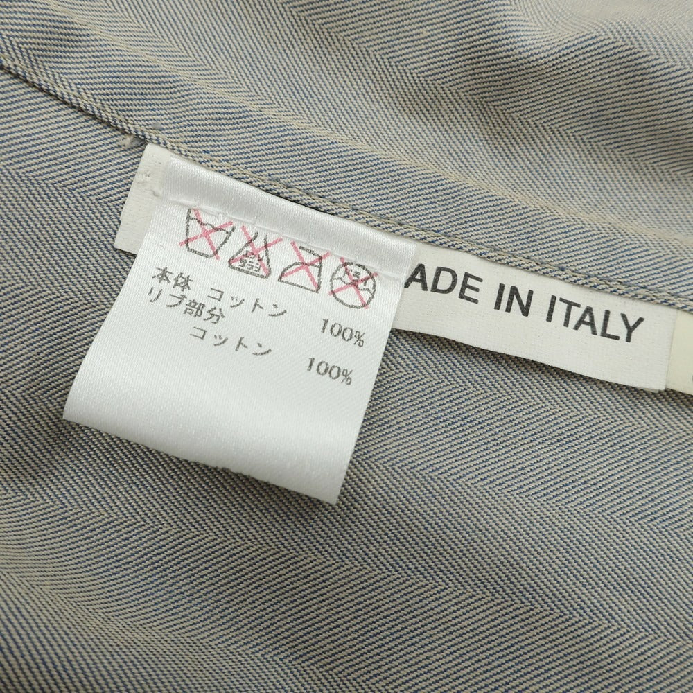 【中古】ヴァルスタリーノ VALSTARINO コットン バルスタリーノブルゾン ブルー【 50 】【 状態ランクB 】【 メンズ 】