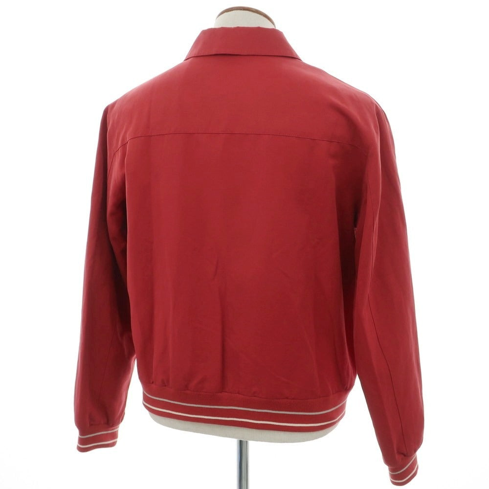 【中古】ダンヒル Dunhill コットンリネン ドリズラージャケット スイングトップ レッド【 M 】【 状態ランクB 】【 メンズ 】