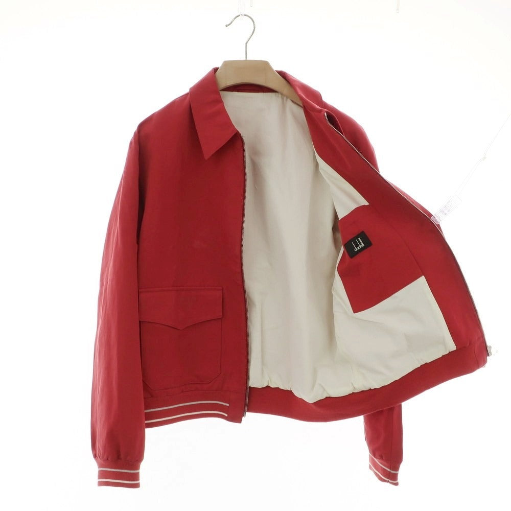 【中古】ダンヒル Dunhill コットンリネン ドリズラージャケット スイングトップ レッド【 M 】【 状態ランクB 】【 メンズ 】