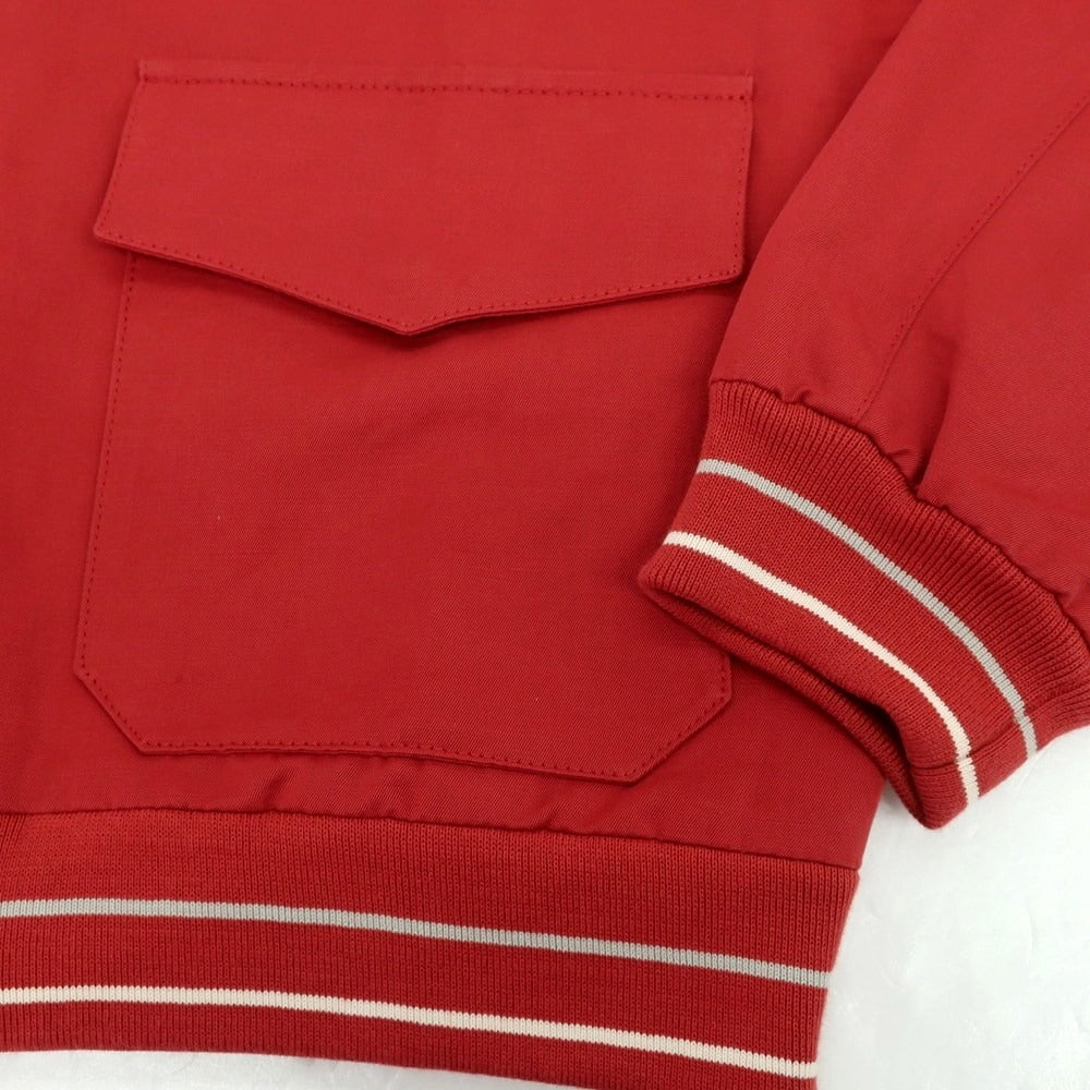 【中古】ダンヒル Dunhill コットンリネン ドリズラージャケット スイングトップ レッド【 M 】【 状態ランクB 】【 メンズ 】