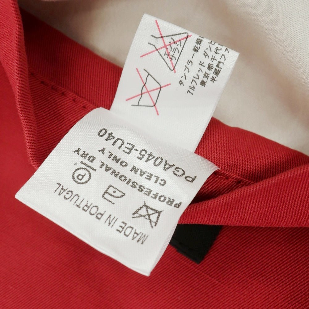 【中古】ダンヒル Dunhill コットンリネン ドリズラージャケット スイングトップ レッド【 M 】【 状態ランクB 】【 メンズ 】