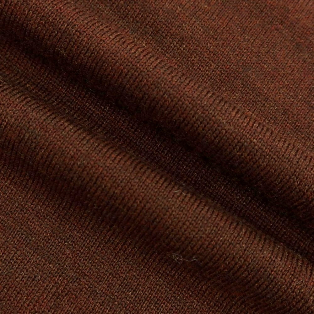 【中古】ジョンスメドレー JOHN SMEDLEY ハイゲージ ウール クルーネック プルオーバーニット ブラウン【 M 】【 状態ランクB 】【 メンズ 】