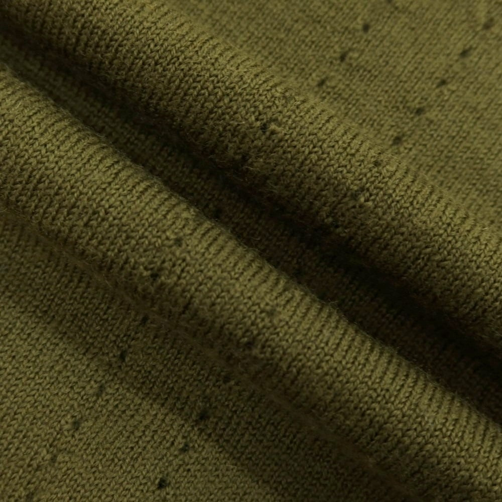 【中古】ジルサンダー JIL SANDER ハイゲージ ウール Vネック ニットベスト オリーブ【 48 】【 状態ランクB 】【 メンズ 】