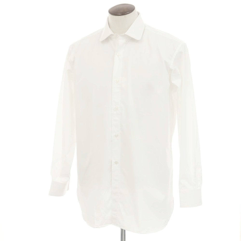 【中古】シャルベ CHARVET ブロードコットン ラウンドカラー ドレスシャツ ホワイト【 42 】【 状態ランクA 】【 メンズ 】