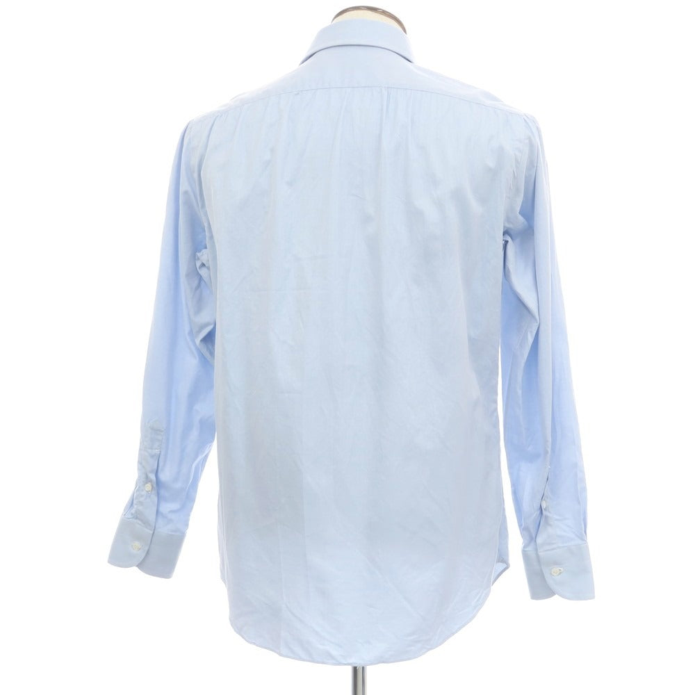 【中古】マリネッラ E.MARINELLA コットン レギュラーカラー ドレスシャツ ライトブルー【 42 】【 状態ランクB 】【 メンズ 】