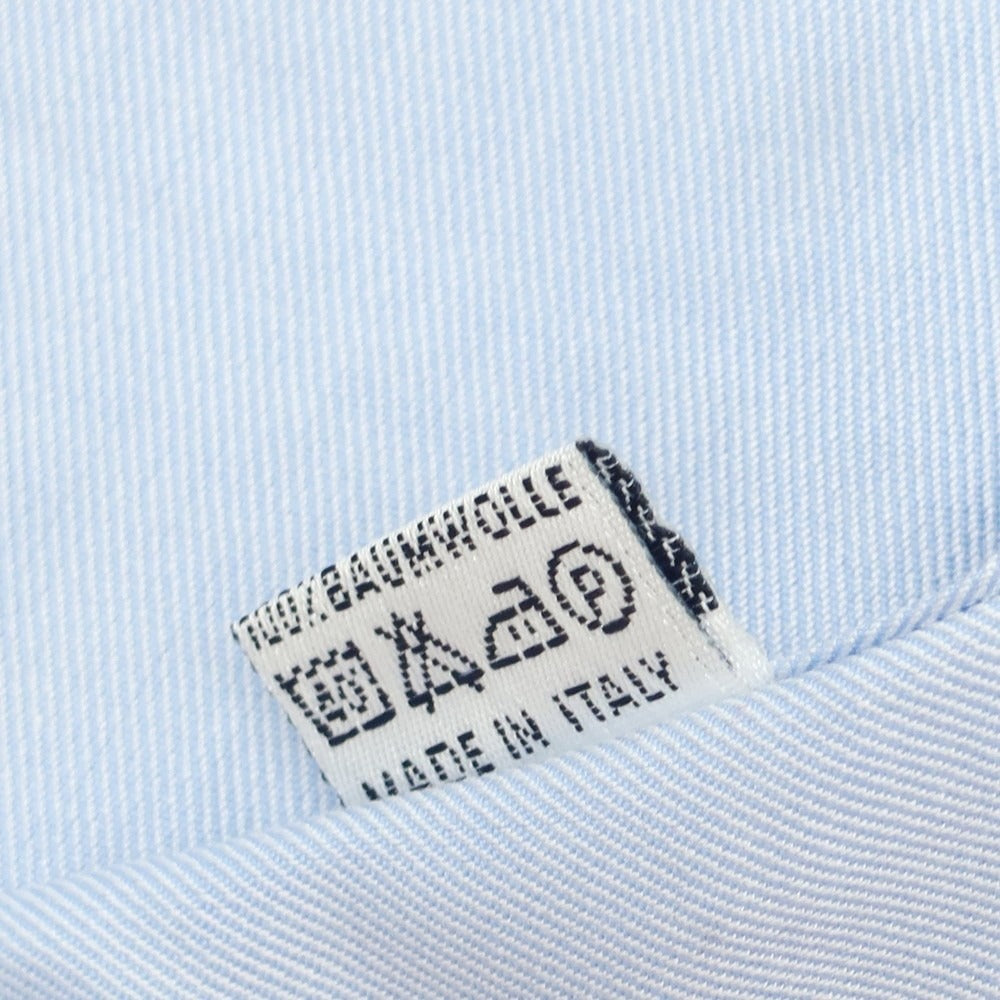 【中古】マリネッラ E.MARINELLA コットン レギュラーカラー ドレスシャツ ライトブルー【 42 】【 状態ランクB 】【 メンズ 】