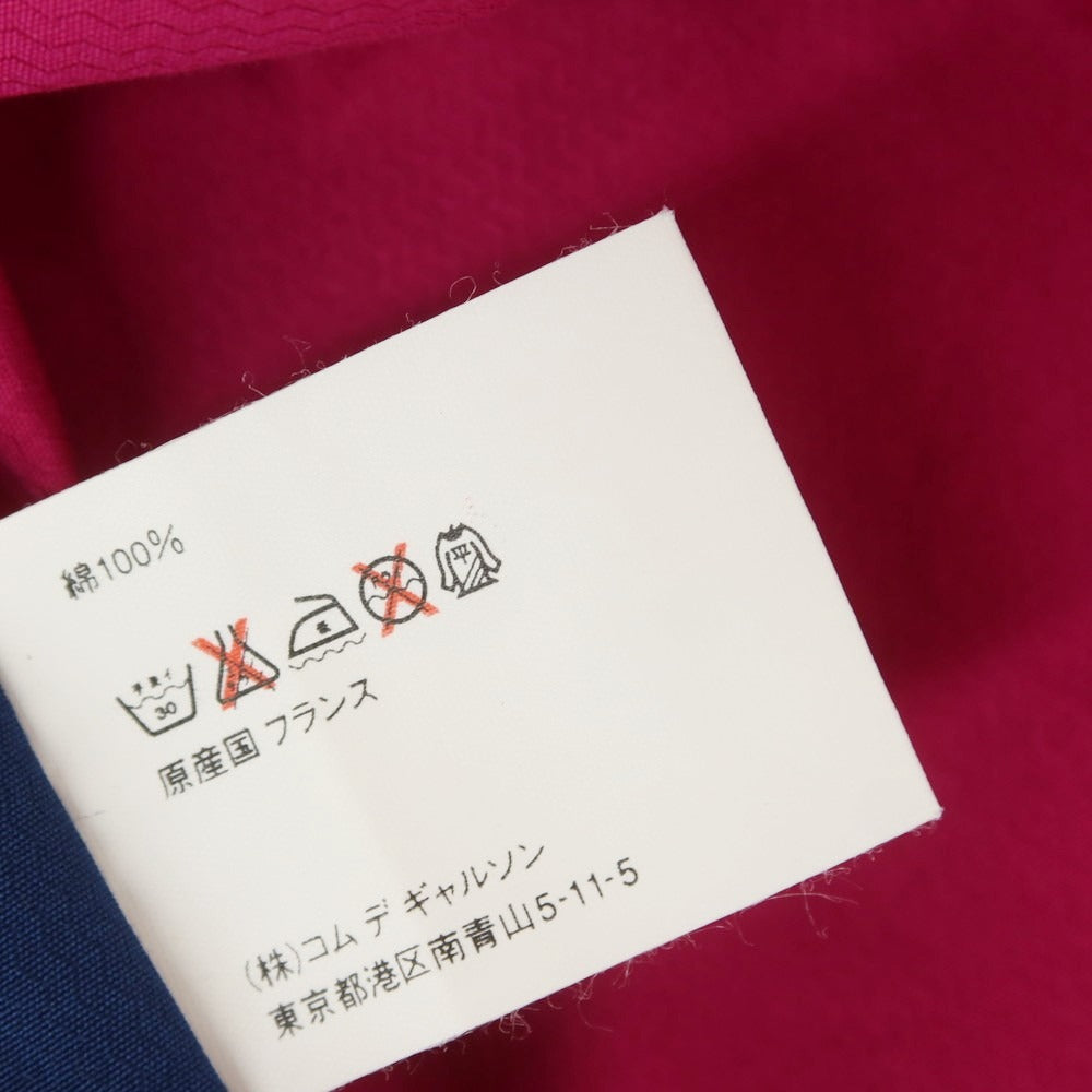 【中古】コムデギャルソンシャツ COMME des GARCONS SHIRT コットン カジュアルシャツ ネイビーxピンクパープル【 L 】【 状態ランクB 】【 メンズ 】