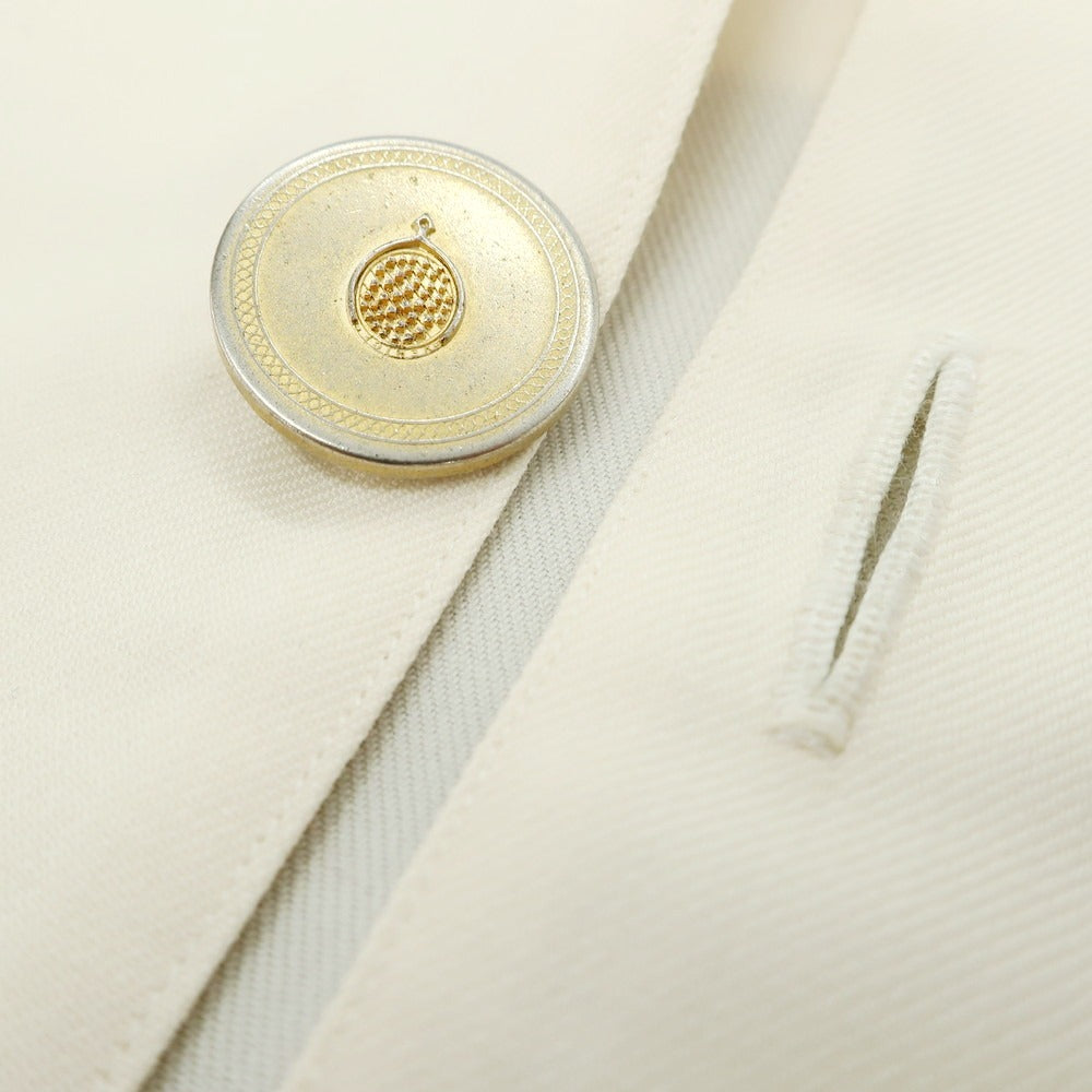 【中古】フラルボ FRALBO ウール サファリジャケット アイボリー【 50 】【 状態ランクB 】【 メンズ 】