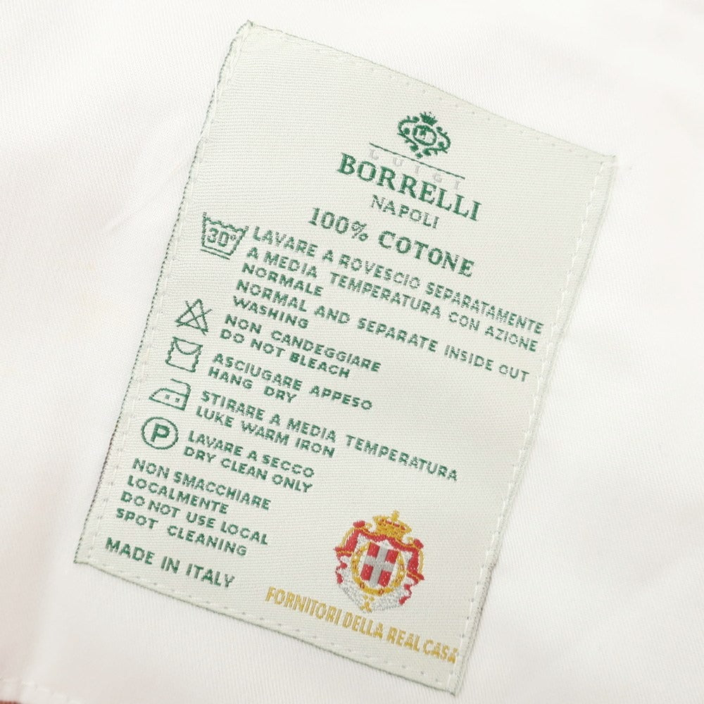 【中古】ルイジ ボレッリ Luigi Borrelli コットン カジュアルスラックスパンツ サーモンピンク【 35 】【 状態ランクC 】【 メンズ 】