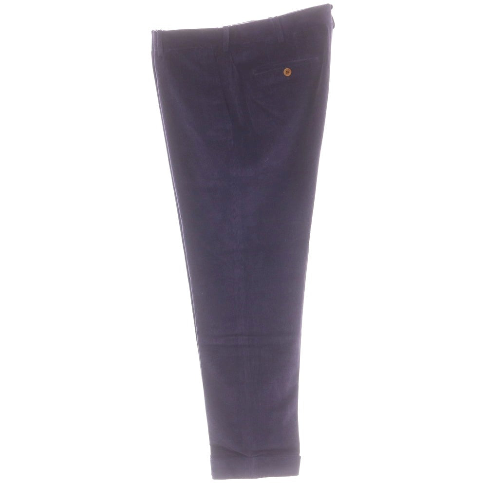 【中古】ロータ ROTA TIE YOUR TIE別注 コットンカシミヤ 中太畝 コーデュロイパンツ パープル【 52 】【 状態ランクB 】【 メンズ 】