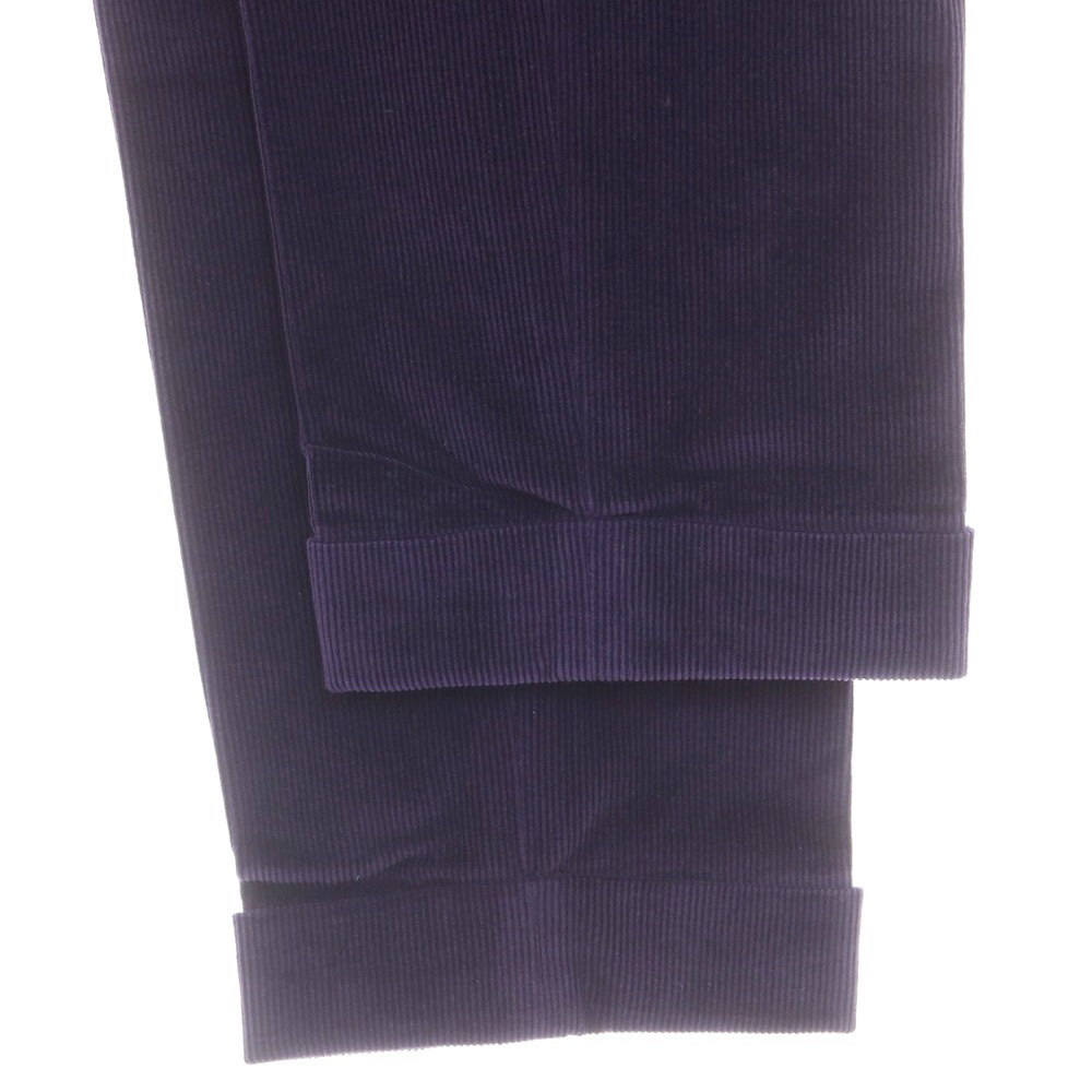【中古】ロータ ROTA TIE YOUR TIE別注 コットンカシミヤ 中太畝 コーデュロイパンツ パープル【 52 】【 状態ランクB 】【 メンズ 】