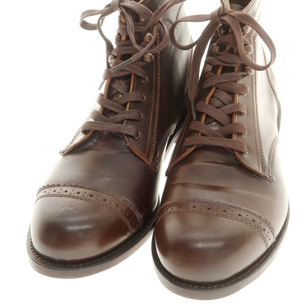 【中古】ウルヴァリン WOLVERINE 1000MILE シェルコードバン ブーツ ブラウン(マホガニー)【 9D 】【 状態ランクA 】【 メンズ 】