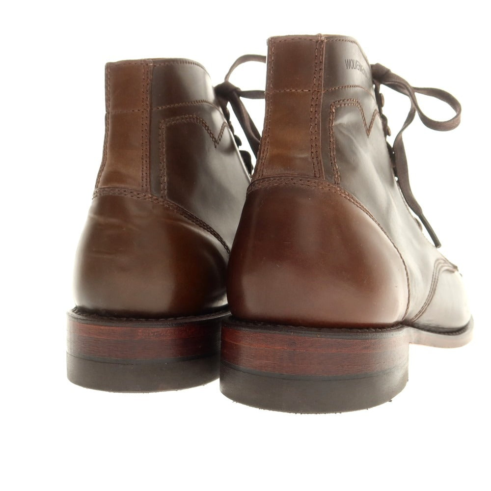 【中古】ウルヴァリン WOLVERINE 1000MILE シェルコードバン ブーツ ブラウン(マホガニー)【 9D 】【 状態ランクA 】【 メンズ 】