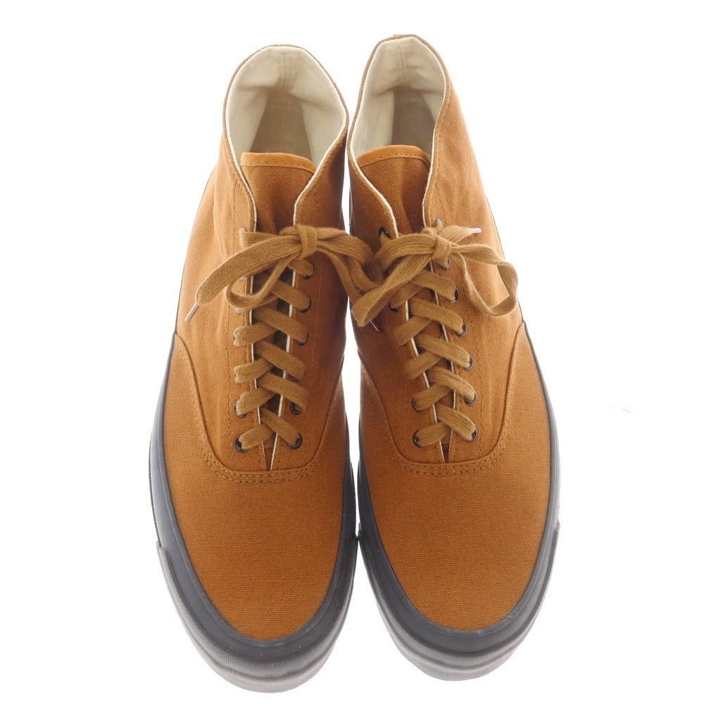 【中古】アナトミカ ANATOMICA × WAKOUWA キャンバス スニーカー ブラウン【 US8.5 】【 状態ランクA 】【 メンズ 】