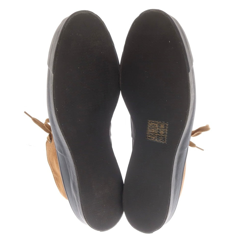 【中古】アナトミカ ANATOMICA × WAKOUWA キャンバス スニーカー ブラウン【 US8.5 】【 状態ランクA 】【 メンズ 】