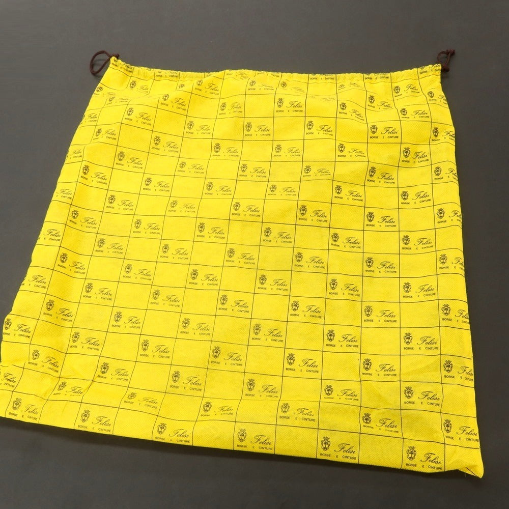 【中古】フェリージ Felisi 1962 グレインレザー フラップ ブリーフケース アッシュブラウン系【 状態ランクB 】【 メンズ 】