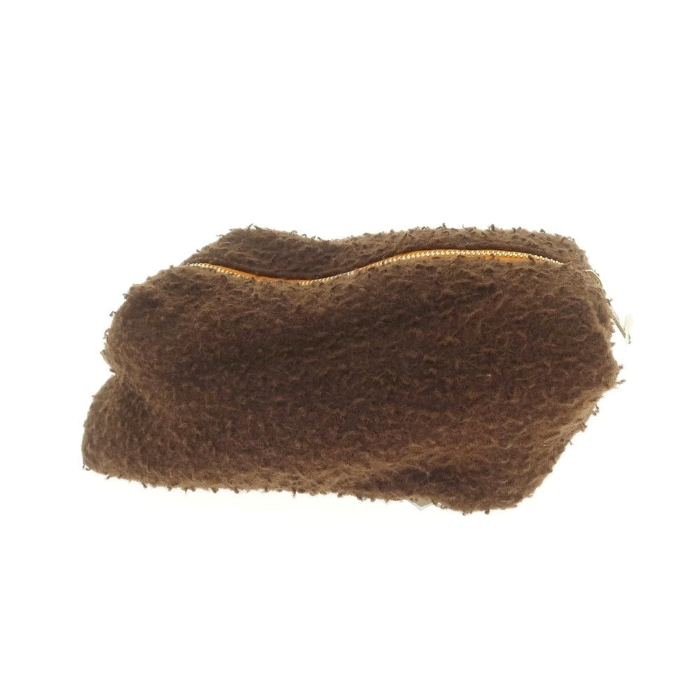 【中古】イルミーチョ il micio ウール系 ポーチ ブラウン【 状態ランクB 】【 メンズ 】