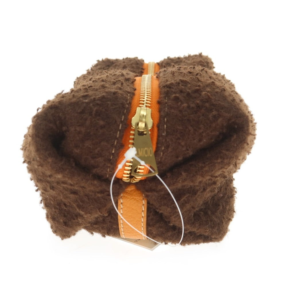 【中古】イルミーチョ il micio ウール系 ポーチ ブラウン【 状態ランクB 】【 メンズ 】