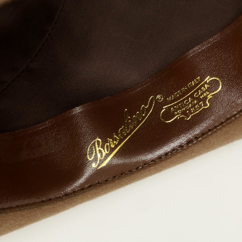 【中古】ボルサリーノ Borsalino レッドディア CERVELT 中折れハット ブラウン系(ジンジャー)【 表記なし(58位) 】【 状態ランクA 】【 メンズ 】