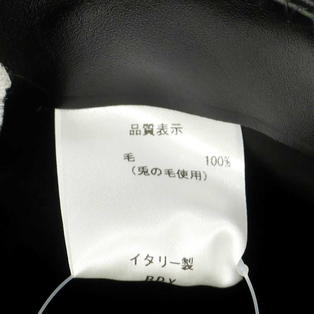 【中古】ボルサリーノ Borsalino ラビット 中折れハット ブラック【 59 】【 状態ランクB 】【 メンズ 】