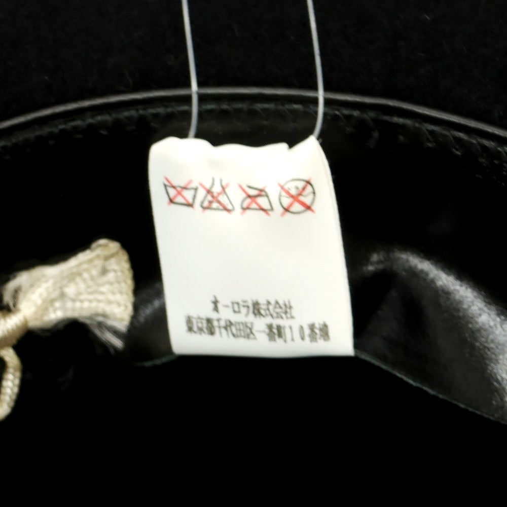 【中古】ボルサリーノ Borsalino ラビット 中折れハット ブラック【 60位 】【 状態ランクA 】【 メンズ 】