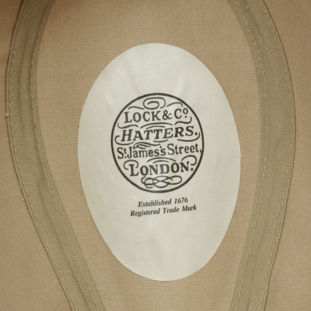 【中古】ロックアンドコーハッターズ LOCK & Co. HATTERS ツイルコットン 中折れハット ダークベージュ【 L 】【 状態ランクB 】【 メンズ 】