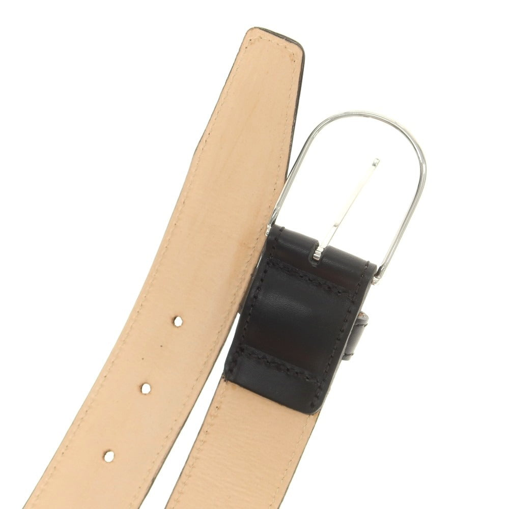【中古】エッティンガー ETTINGER ベルト ブラック【 95 】【 状態ランクA 】【 メンズ 】