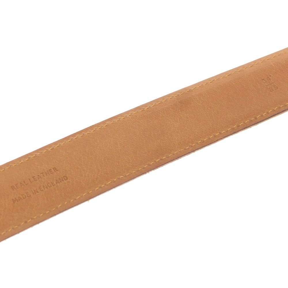 【中古】ホワイトハウスコックス Whitehouse Cox レザー ベルト ブラウン【 85 】【 状態ランクC 】【 メンズ 】