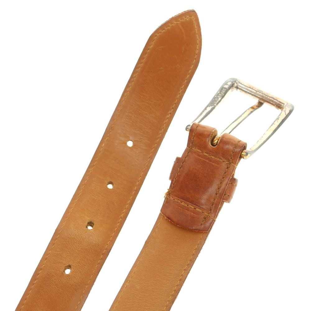 【中古】ホワイトハウスコックス Whitehouse Cox レザー ベルト ブラウン【 85 】【 状態ランクC 】【 メンズ 】