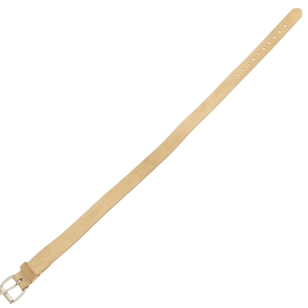 【中古】フェリージ Felisi ヌバックレザー ベルト ベージュ【 90 】【 状態ランクD 】【 メンズ 】