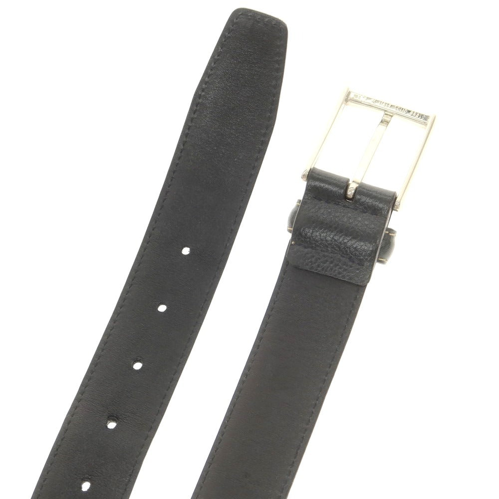 【中古】アンダーソンズ Andersons レザー ベルト ダークネイビー【 95 】【 状態ランクB 】【 メンズ 】