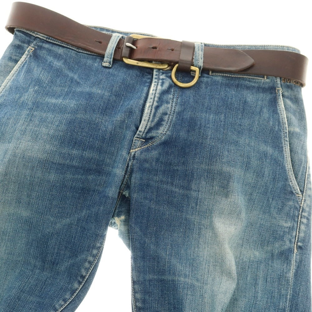 【中古】ユケテン YUKETEN レザー ベルト ダークブラウン【 90 】【 状態ランクC 】【 メンズ 】