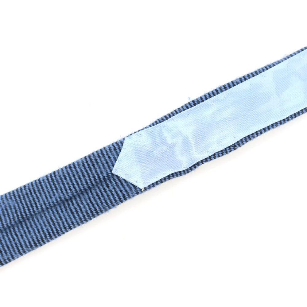 【中古】ティンカーティ TINCATI 起毛ウール 無地ネクタイ ブルー系【 状態ランクB 】【 メンズ 】