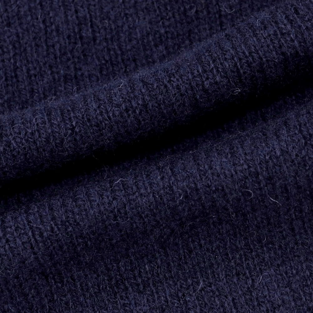 【中古】インバーアラン INVERALLAN ウール クルーネック プルオーバーニット ネイビー【 40 】【 状態ランクB 】【 メンズ 】