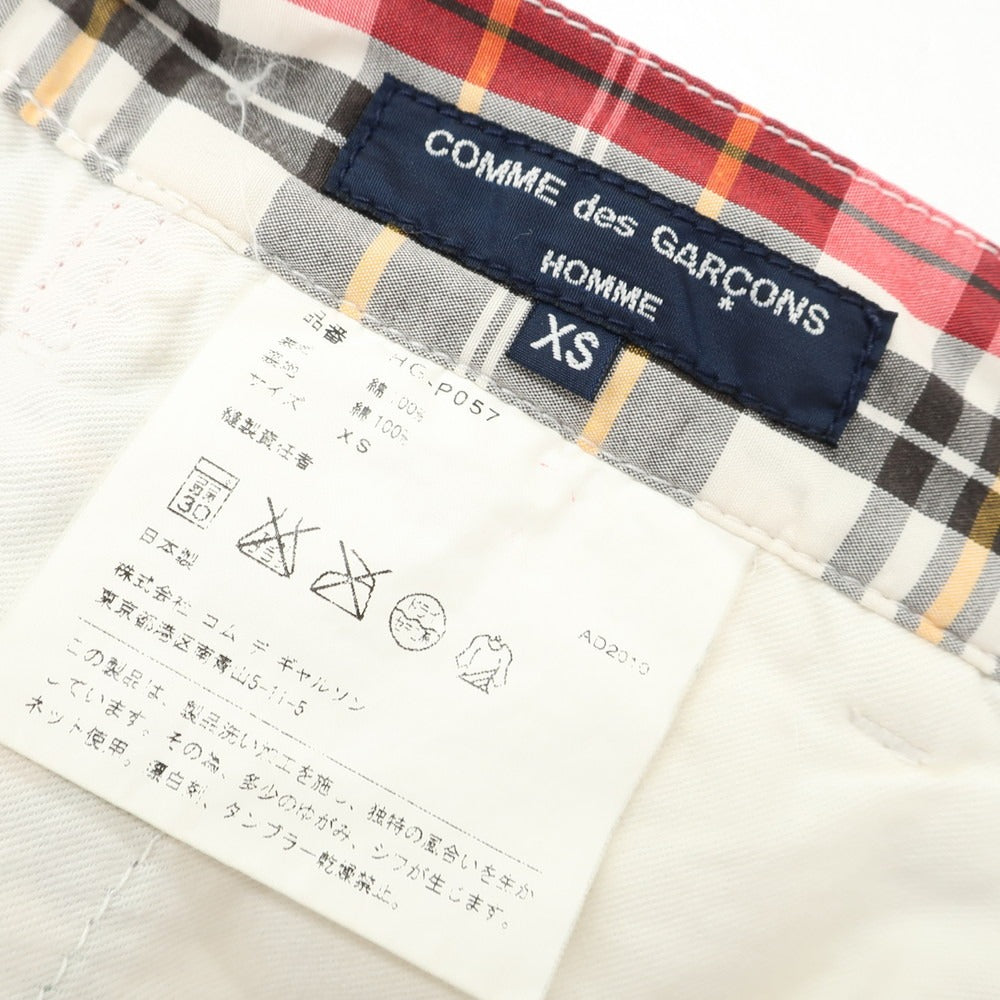 【中古】コムデギャルソンオム COMME des GARCONS HOMME 2011年春夏 コットン チェック ショートパンツ マルチカラー【 XS 】【 状態ランクB 】【 メンズ 】