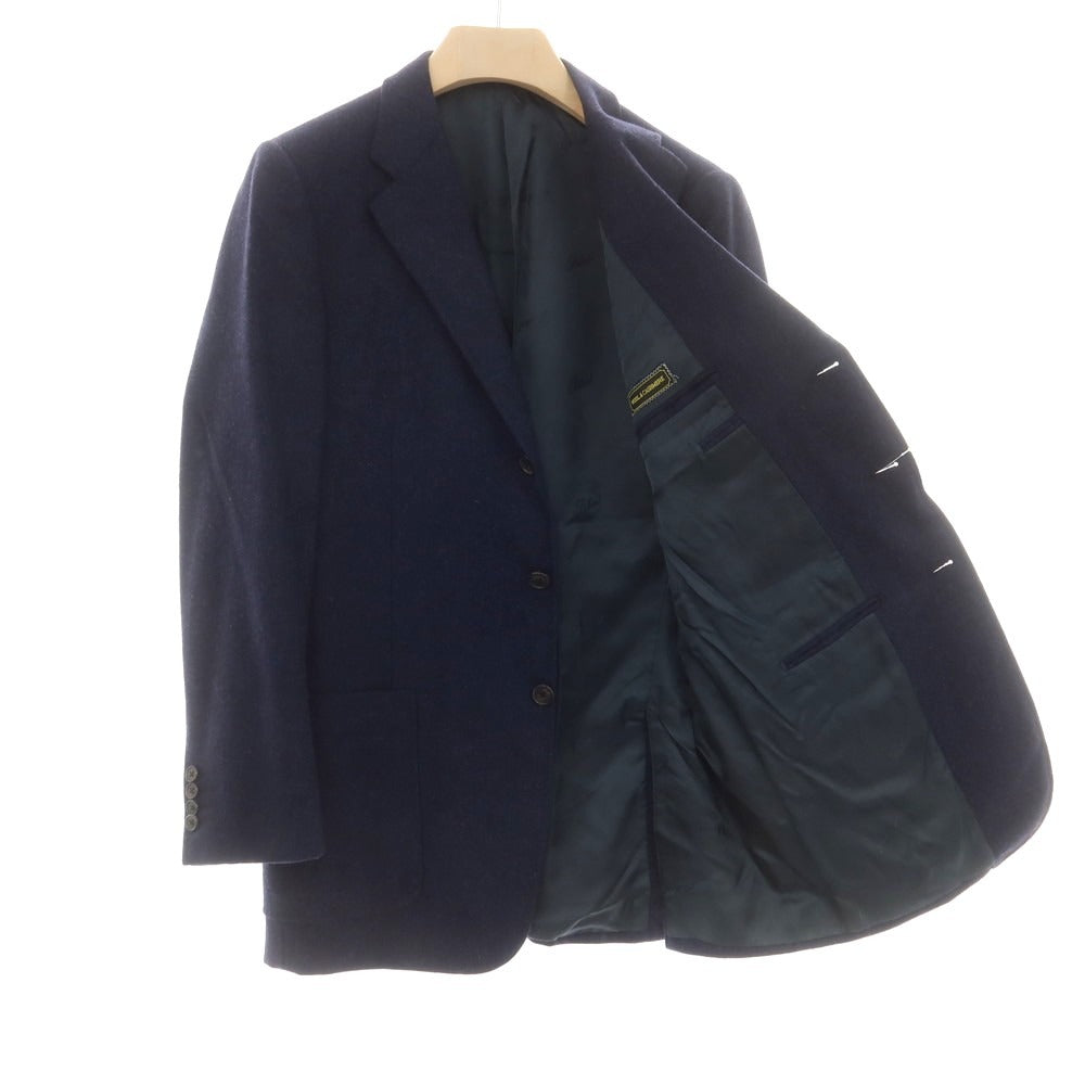 【中古】ベルベスト Belvest ウールカシミヤ テーラードジャケット ネイビー【 52 】【 状態ランクB 】【 メンズ 】