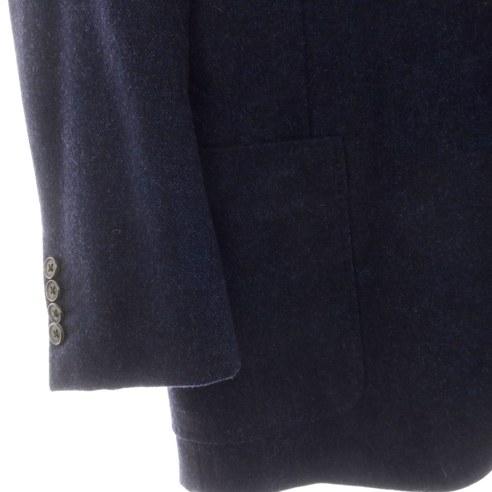 【中古】ベルベスト Belvest ウールカシミヤ テーラードジャケット ネイビー【 52 】【 状態ランクB 】【 メンズ 】