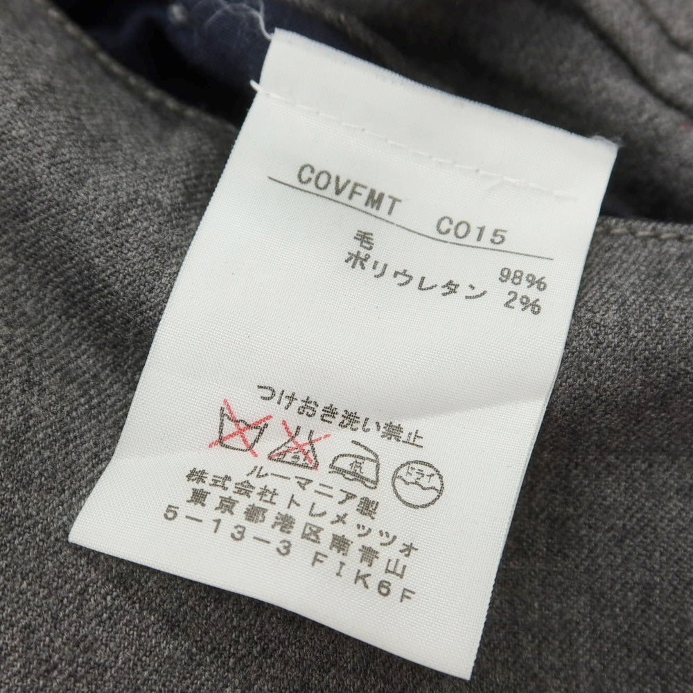 【中古】ピーティーゼロウーノ PT01 Editor ストレッチ ウール カーゴスラックパンツ グレー【 46 】【 状態ランクB 】【 メンズ 】