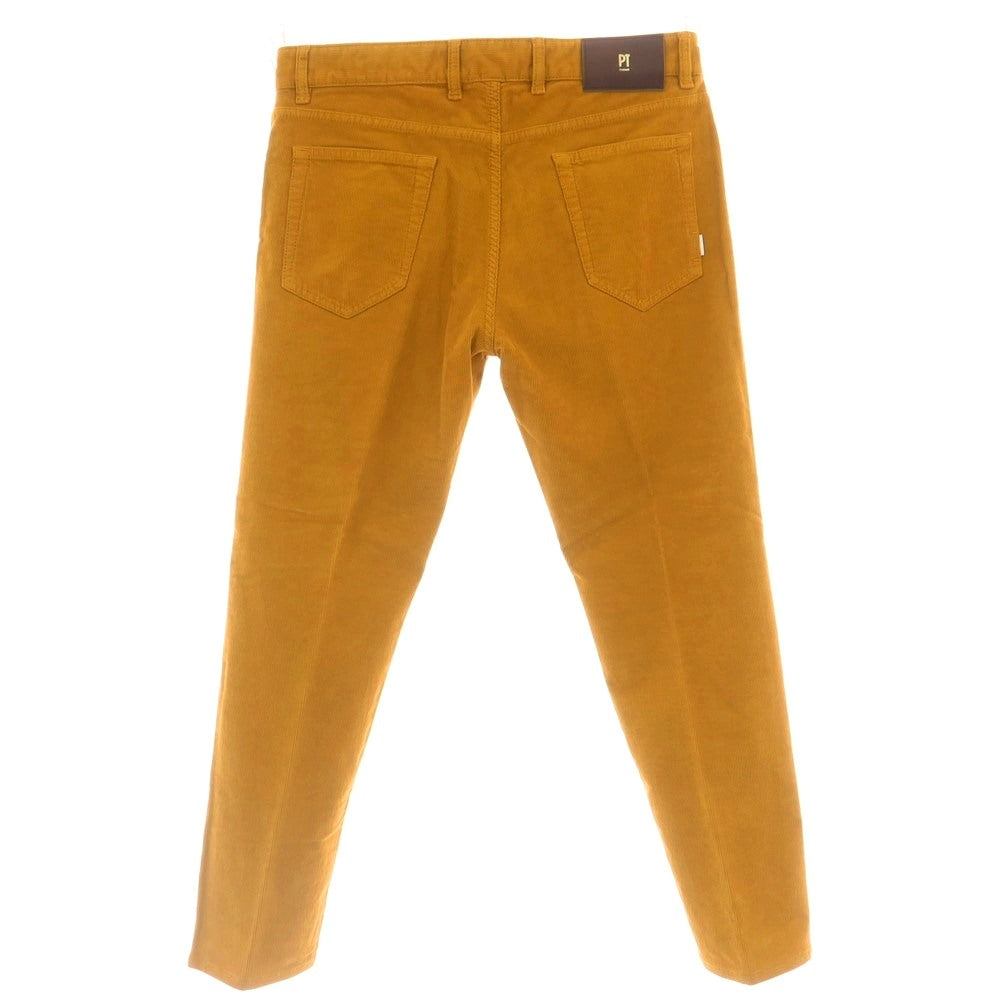 【中古】ピーティートリノ デニム PT TORINO DENIM SWING ストレッチ コットン コーデュロイパンツ マスタード【 34 】【 状態ランクA 】【 メンズ 】