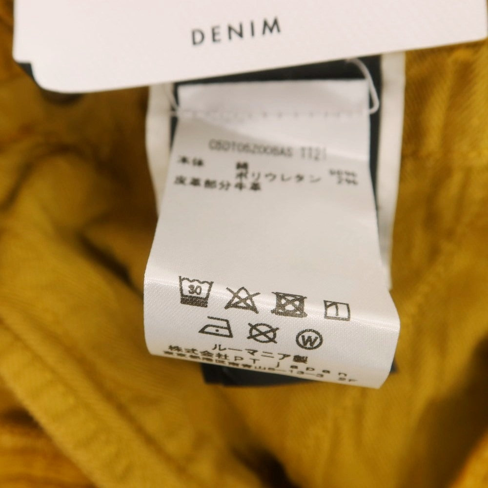 【中古】ピーティートリノ デニム PT TORINO DENIM SWING ストレッチ コットン コーデュロイパンツ マスタード【 34 】【 状態ランクA 】【 メンズ 】